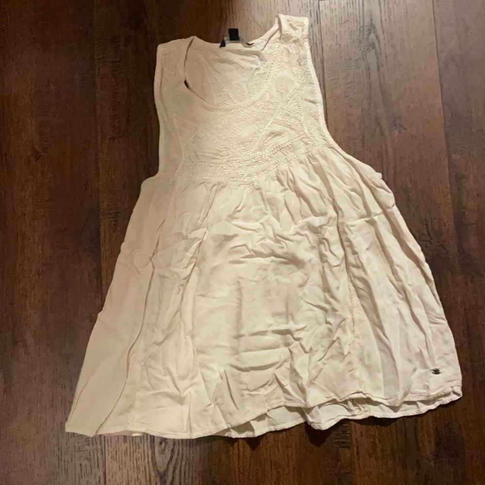 Cream boho tank